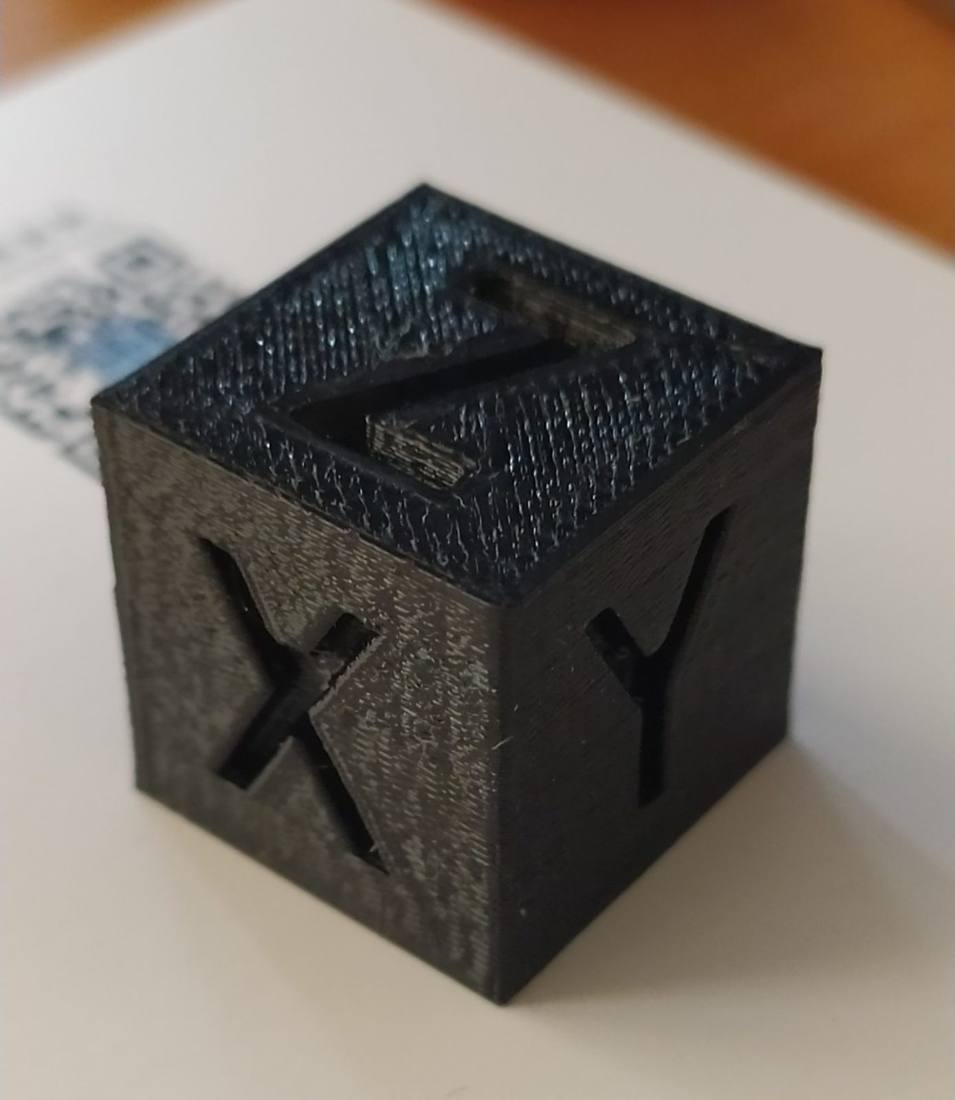 Калибровочный кубик для 3d принтера STL